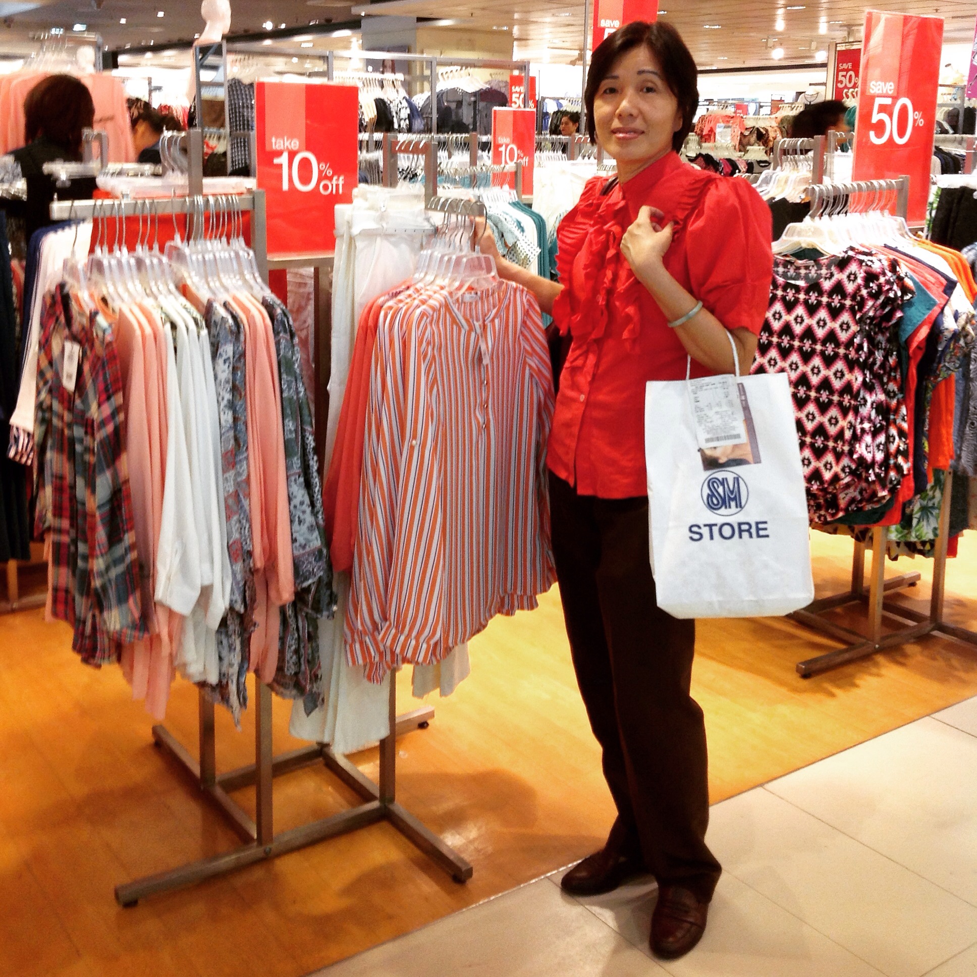 Shopping At SM Woman In  SM Megamall